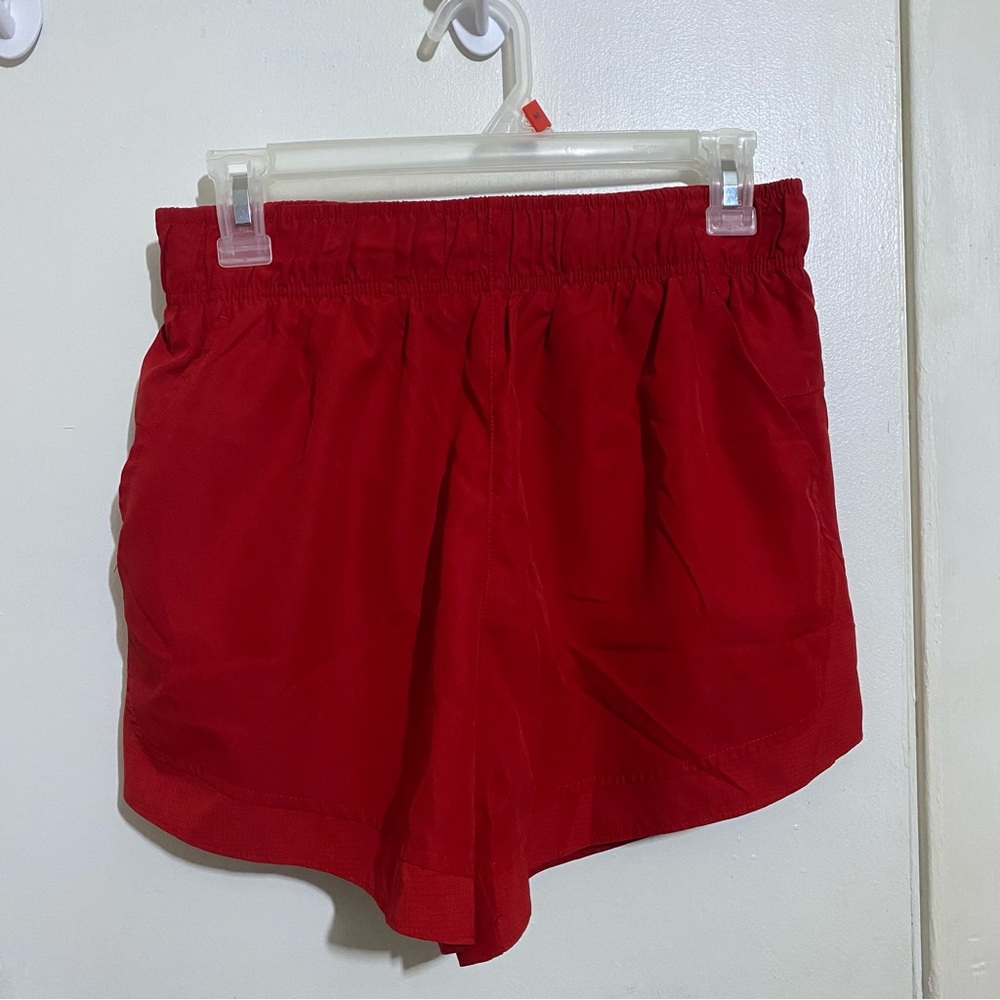 red athletic shorts!